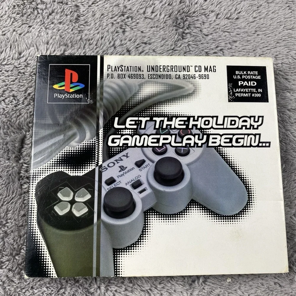 Playstation Underground CD Magazine Demo Discs V2.4 PS1 Complete 2 Disc